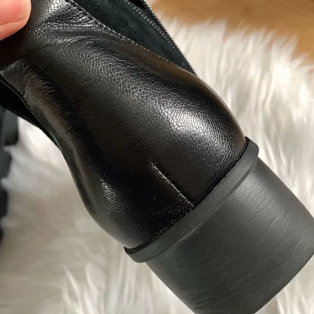 L'Amour Des Pieds, the Hesper Suede Chukka Booties black size 11 m women’s